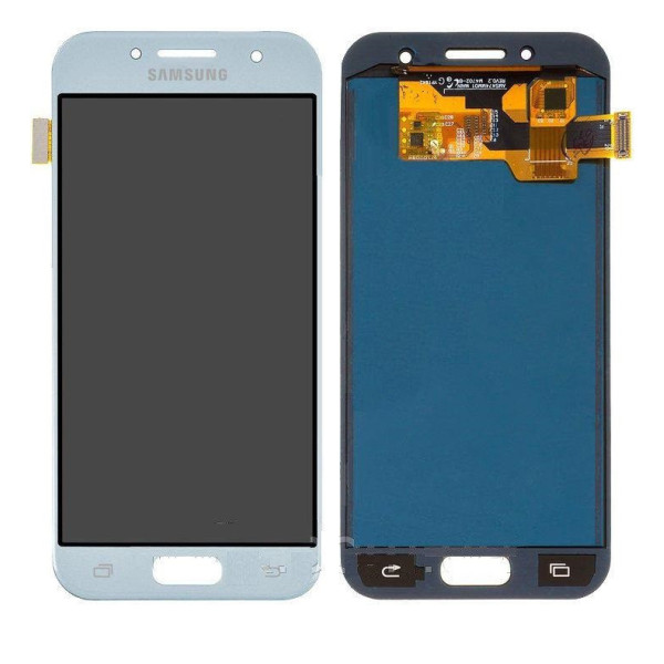 Дисплей для Samsung Galaxy A3 (2017) A320 з сенсорним склом Яскравість регулюється (Блакитний)TFT