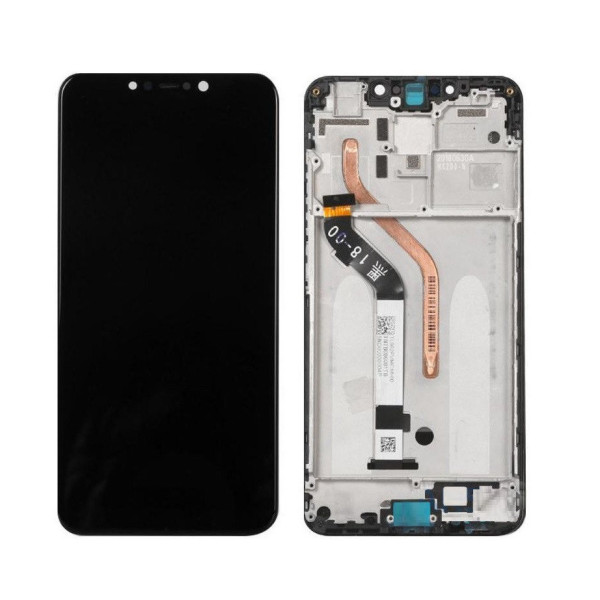 Дисплей для Xiaomi Pocophone F1 з сенсорним склом в рамці (Чорний) Оригінал Китай