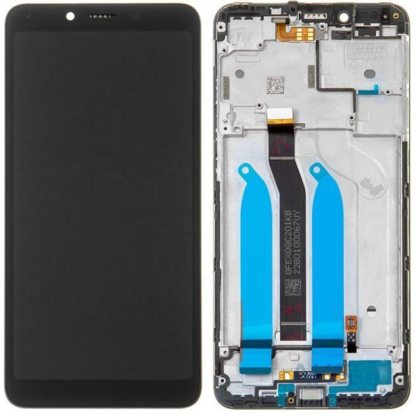 Дисплей для Xiaomi Redmi 6 | Redmi 6A с сенсорным стеклом в рамке (Черный) Оригинал Китай