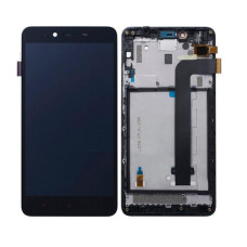 Дисплей для Xiaomi RedMi Note 2 c сенсорним склом в рамці (Чорний) Оригінал Китай