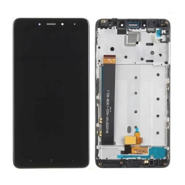 Дисплей для Xiaomi Redmi Note 4 MediaTek с сенсорным стеклом в рамке (Черный) Оригинал Китай