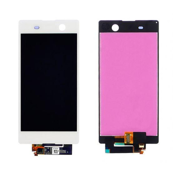 Дисплей для Sony E5603 | E5606 | E5633 | Xperia M5 c сенсорным стеклом (Белый) Оригинал Китай
