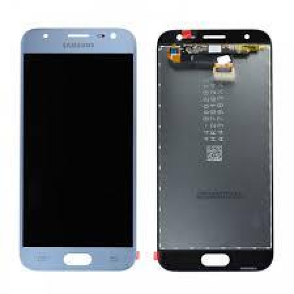 Дисплей для Samsung J330 Galaxy J3 2017 з сенсорним склом (Сріблястий) Сервісний оригінал
