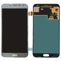 Дисплей для Samsung J400 Galaxy J4 2018 с сенсорным стеклом (Серебристый) OLED