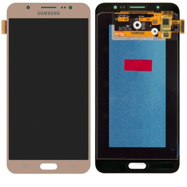 Дисплей для Samsung J710F | J710H Galaxy J7 2016 (GH97-18855A) с сенсорным стеклом (Золото) Сервисный оригинал