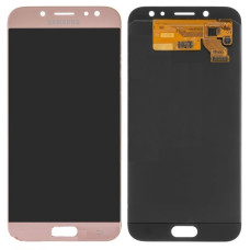 Дисплей для Samsung J730 Galaxy J7 2017 з сенсорним склом (Рожевий) OLED