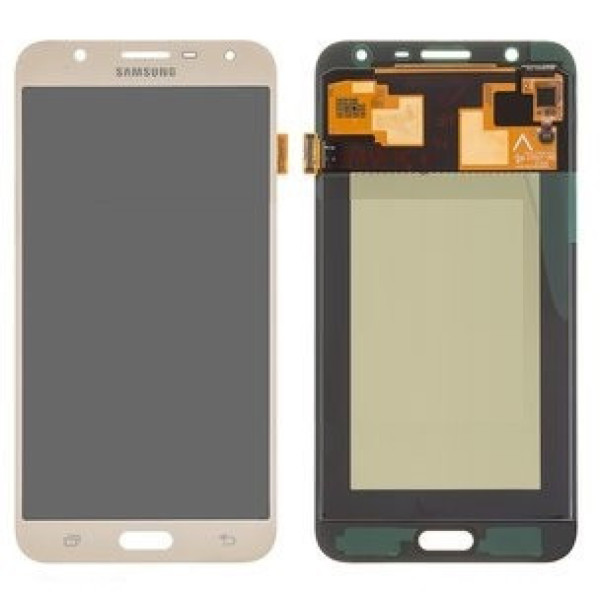 Дисплей для Samsung J701 Galaxy J7 Neo (GH97-20904B) с сенсорным стеклом (Золотой) Сервисный оригинал