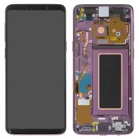 Дисплей для Samsung G960 Galaxy S9 с сенсорным стеклом в рамке (Фиолетовый) Сервисный оригинал