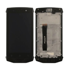 Дисплей для Blackview BV8000 з сенсорним склом в рамці (Чорний) Оригінал Китай