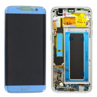 Дисплей для Samsung SM-G935F Galaxy S7 Edge з сенсорним склом в рамці (Синій) Сервісний оригінал