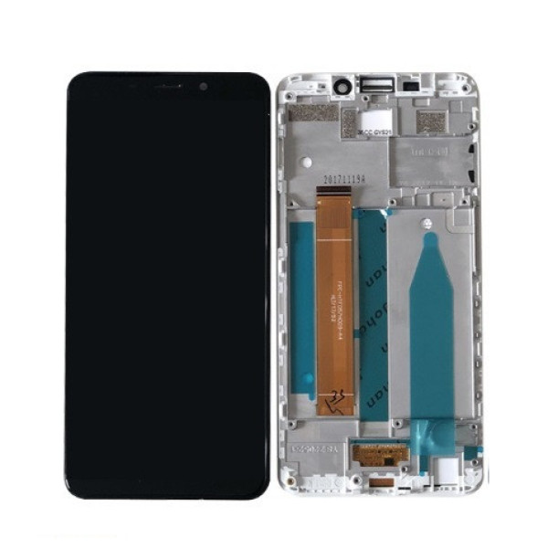 Дисплей для телефону Meizu M6s з сенсорним склом в рамці (Чорний) Оригінал Китай