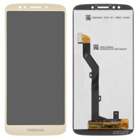 Дисплей для Motorola Moto E5 XT1944 з сенсорним склом (Золотий) Оригінал Китай