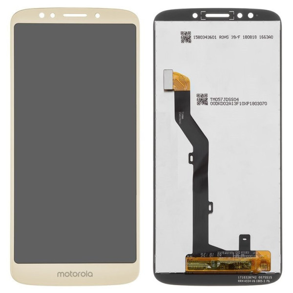 Дисплей для Motorola Moto E5 XT1944 з сенсорним склом (Золотий) Оригінал Китай