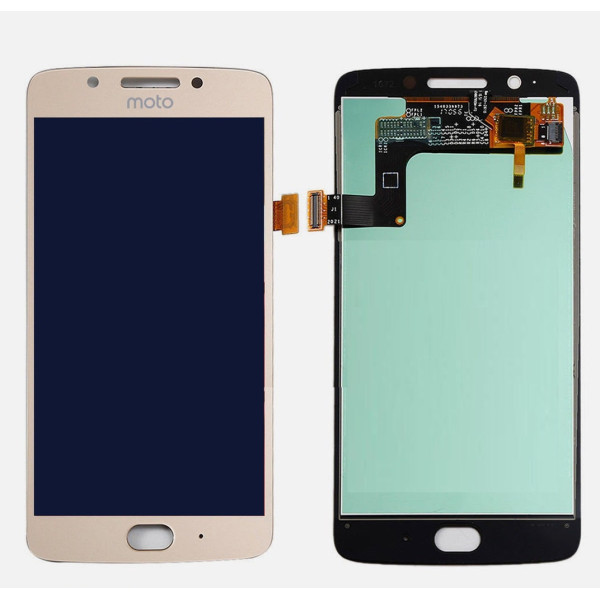 Дисплей для Motorola XT1670 Moto G5 | XT1672 | XT1675 | XT1676 з сенсорним склом (Золотий) Оригінал Китай