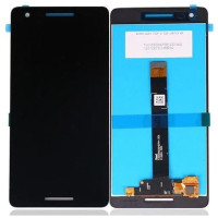Дисплей для Nokia 2.1 Dual Sim з сенсорним склом (Чорний) Оригінал Китай