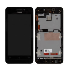 Дисплей для Asus Zenfone 4.5 | A450CG з сенсорним склом в рамці (Чорний) Оригінал Китай