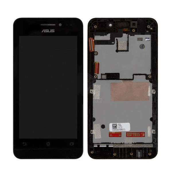 Дисплей для Asus Zenfone 4.5 | A450CG с сенсорным стеклом в рамке (Черный) Оригинал Китай