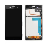 Дисплей для Sony D6603 | D6633 | D6643 | D6653 Xperia Z3 с сенсорным стеклом в рамке (Черный) Оригинал Китай