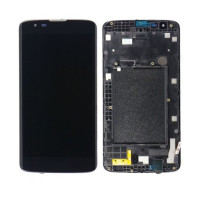 Дисплей LG K7 | X210 | X210DS з сенсорним склом в рамці (Чорний) Оригінал