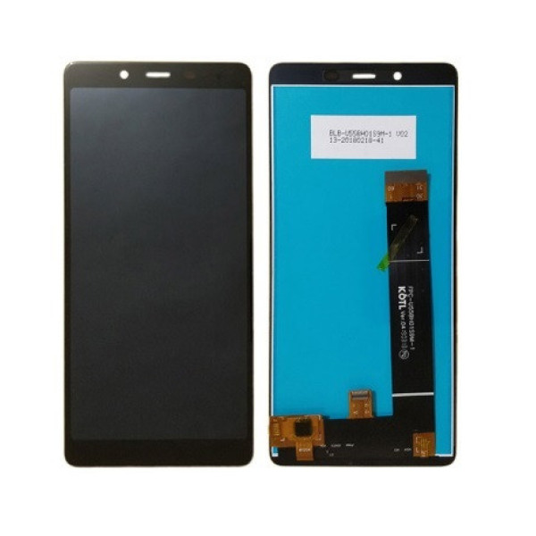 Дисплей для телефону Nokia 1 Plus Dual Sim з сенсорним склом (Чорний) Оригінал Китай