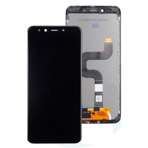 Дисплей для Xiaomi Mi A2 | Mi6x с сенсорным стеклом в рамке (Черный) Оригинал Китай