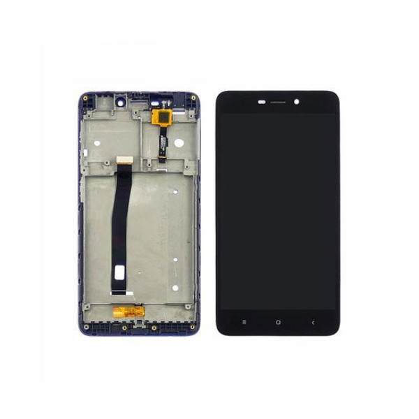 Дисплей для Xiaomi Redmi 4A c сенсорным стеклом в рамке (Черный) Оригинал Китай