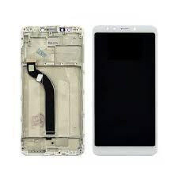 Дисплей для Xiaomi RedMi 5 с сенсорным стеклом в рамке (Белый) Оригинал Китай