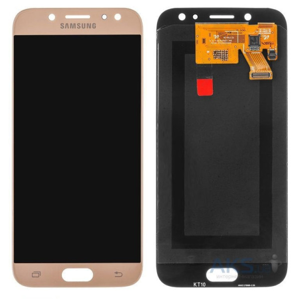 Дисплей для Samsung J530 Galaxy J5 2017 (GH97-20738C) с сенсорным стеклом (Золотой) Оригинал Китай