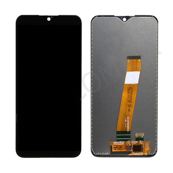 Дисплей Samsung GH81-18209A для Samsung A015 Galaxy A01 2020 с сенсорным стеклом (узкий коннектор) (Черный) Сервисный оригинал