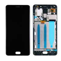 Дисплей для телефона Meizu M6 Note (M721H) с сенсорным стеклом в рамке (Черный) Оригинал Китай