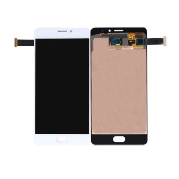 Дисплей для Meizu Pro 7 Plus з сенсорним склом (Білий) Amoled