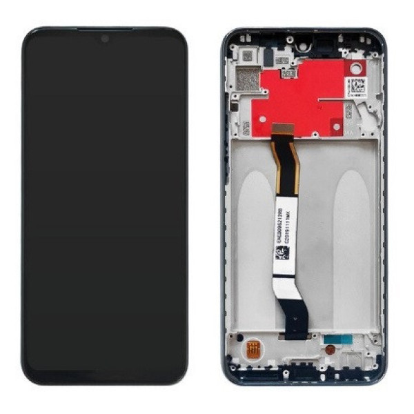 Дисплей Xiaomi Redmi Note 8T с сенсорным стеклом в серой рамке (Оригинал Китай)