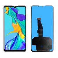Дисплей телефону для Huawei P30 з сенсорним склом (Чорний) Оригінал