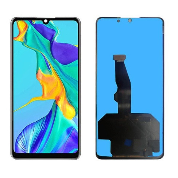 Дисплей телефону для Huawei P30 з сенсорним склом (Чорний) Оригінал