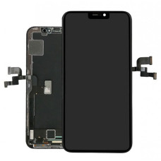 Дисплей Apple iPhone Xs Max з сенсорним склом (Чорний) GX Soft Amoled