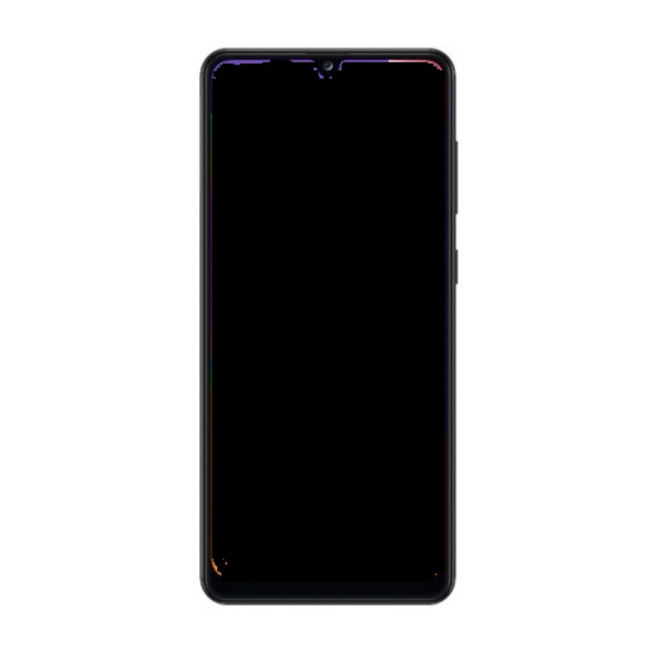 Дисплей для Samsung A315 Galaxy A31 с сенсорным стеклом в рамке (Черный) Сервисный оригинал