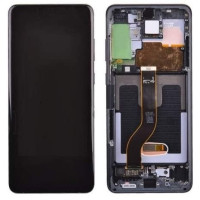 Дисплей для Samsung SM-G985F | G986 Galaxy S20+ 4G | 5G с сенсорным стеклом в рамке (Серый) Сервисный оригинал