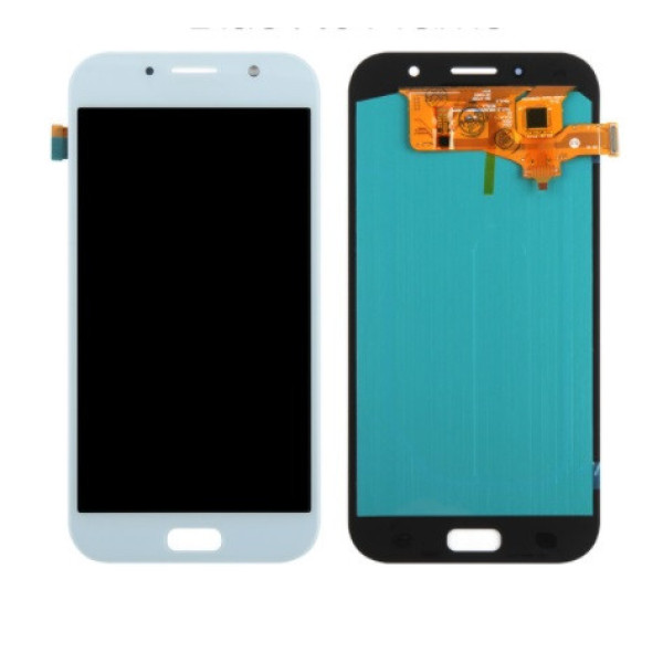 Дисплей для Samsung A7 2017 | A720 с сенсорным стеклом (Голубой) OLED