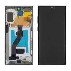 Дисплей для Samsung N975 | Galaxy Note 10 Plus з сенсором в рамці (Сріблястий) OLED