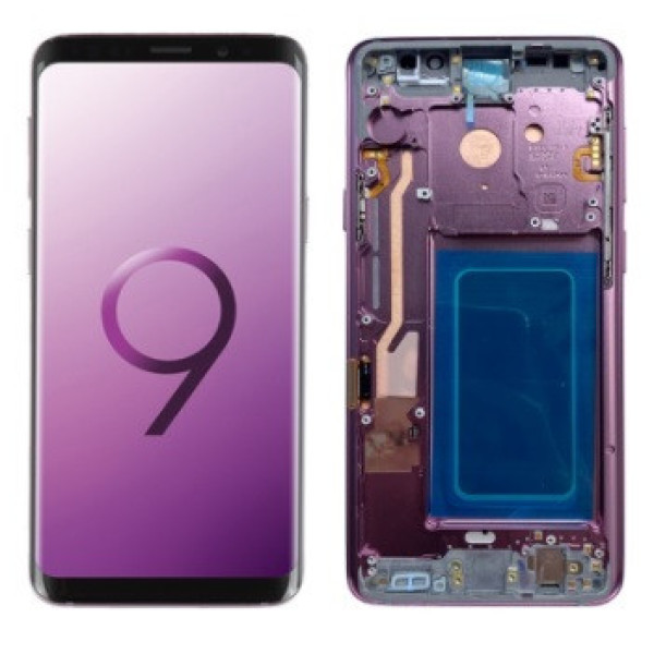 Дисплей для Samsung G965 Galaxy S9 Plus (GH97-21691B) с сенсором в рамке (Фиолетовый) Сервисный оригинал