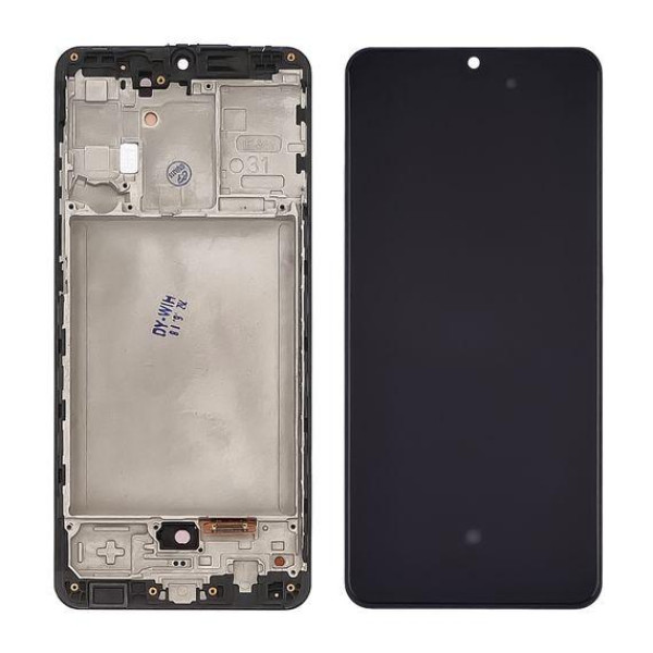 Дисплей Samsung A315 Galaxy A31 (2020) с сенсорным стеклом в рамке (OLED)