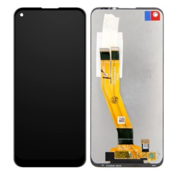 Дисплей для Samsung A115 | Galaxy A11 | M115 | Galaxy M11 с сенсорным стеклом (Черный) Сервисный оригинал