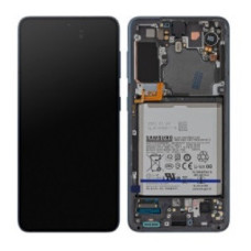Дисплей Samsung G991  ⁇  Galaxy S21 с сенсорным стеклом рамкой и аккумулятором (Серый) Оригинал