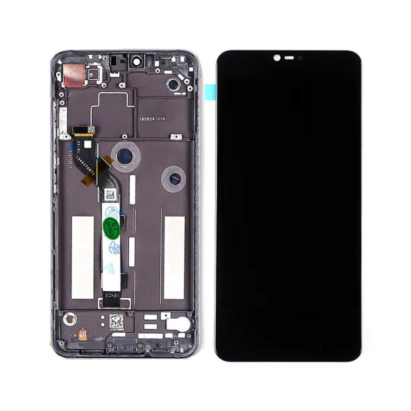Дисплей для Xiaomi Mi8 Lite  ⁇  Mi8 Youth  ⁇  Mi8x із сенсорним склом у рамці (Чорний) Сервісний Оригінал