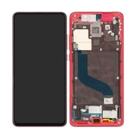 Дисплей для Xiaomi Mi9T | Mi9T Pro | K20 | K20 Pro с сенсорным стеклом в рамке (Красный) Сервисный Оригинал