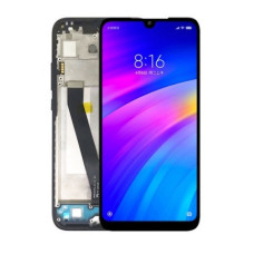 Дисплей для телефона Xiaomi RedMi 7 із сенсорним склом у рамці (Чорний) Сервісний Оригінал