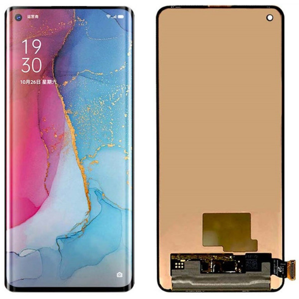 Дисплей для OnePlus 8 Pro | 1+8 Pro з сенсорним склом (Чорний) OLED