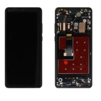 Дисплей для Huawei Mate 30 Lite с сенсорным стеклом в рамке (Черный) Оригинал Китай