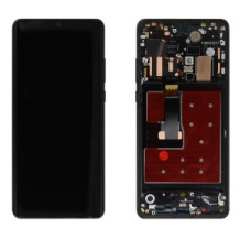 Дисплей для Huawei Mate 30 Lite с сенсорным стеклом в рамке (Черный) Оригинал Китай
