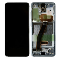Дисплей для Samsung G980 Galaxy S20 с сенсорным стеклом в рамке (Синий) Оригинал Китай